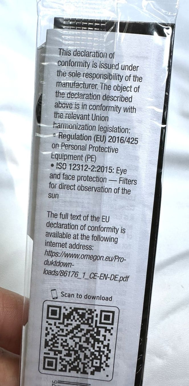 Brillen & Gläser: Lunettes protection éclipse certifiées ISO – Neu und originalverpackt aus Bernex von euma1976 3