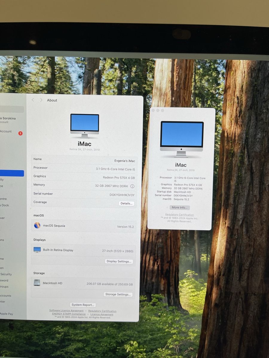Apple PC: iMAC 27" I5 32GB 256GB SSD – Usato da Unterägeri venduto da eve_76lj 3