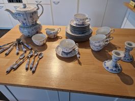 Geschirr Friesisch Blau, Teeservice