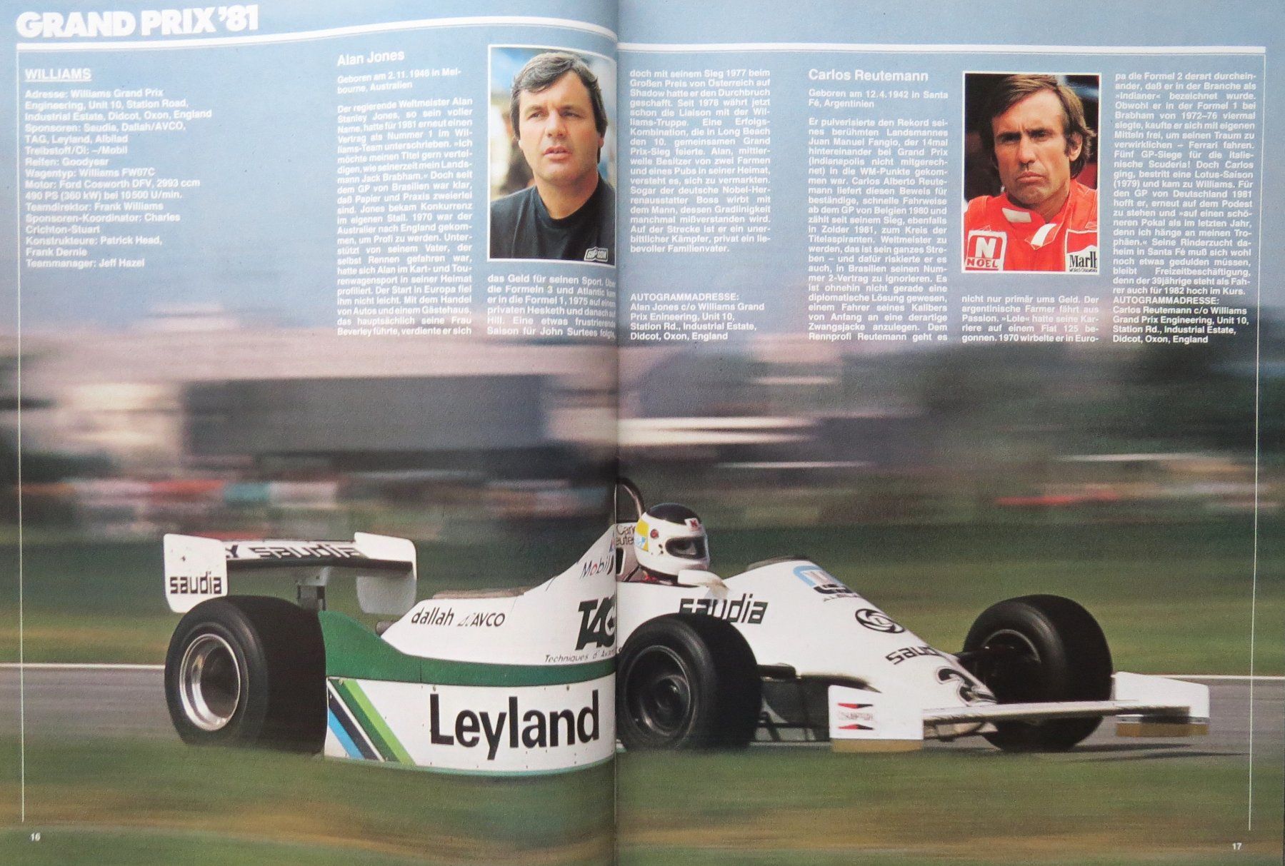 Documenti: Programm Formel 1 in Hockenheim von 1981 – Usato da Ettingen venduto da campione_1 1