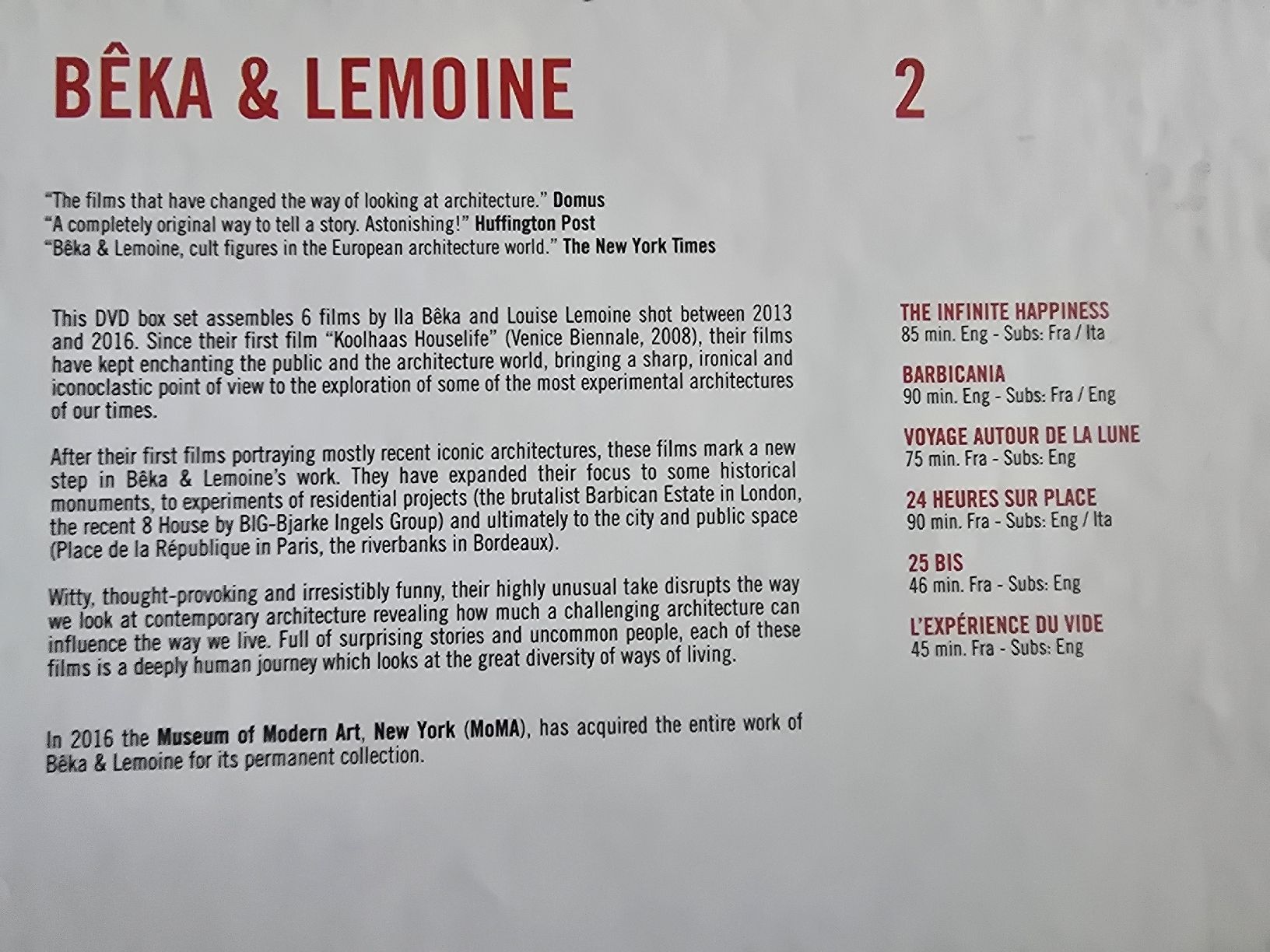 Tutti i DVDs: BÊKA & LEMOINE Volume 1 & 2 Sammlerstücke im Bundle – Usato da Oberbüren venduto da Elk2025 6