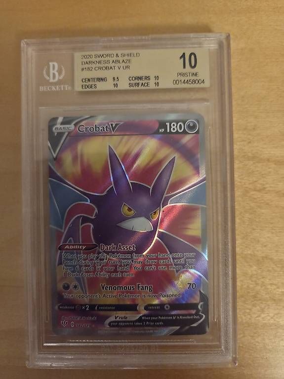 Carte collezionabili: Pokemon Crobat full art Beckett 10 – Usato da Cadenazzo venduto da MarencoM