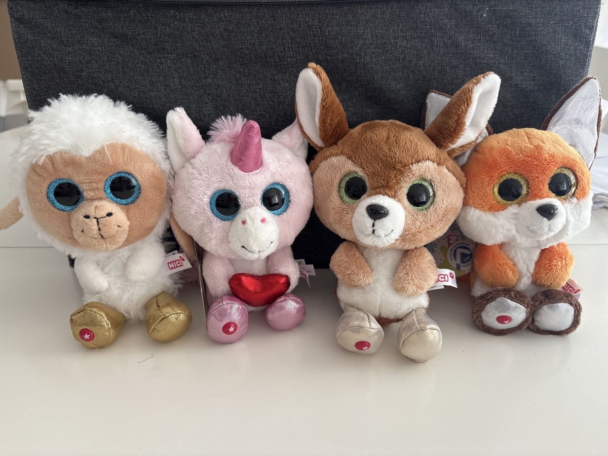 Nici Spielzeuge: Lot 4 Nici plushies – Neu und originalverpackt aus Kerzers von jas_c692