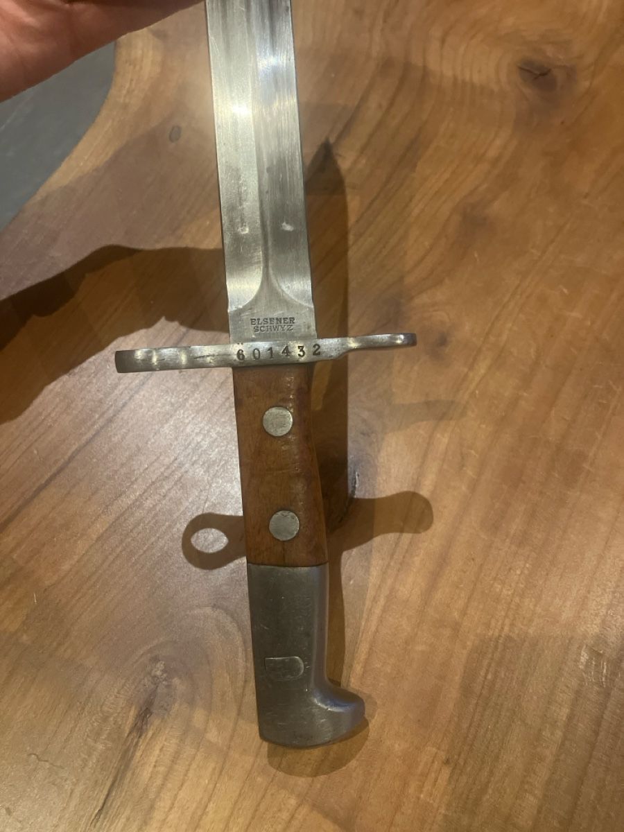 Schweizer Armee Stichwaffen: Bajonett  – Gebraucht aus Spiez von Miryam07 3