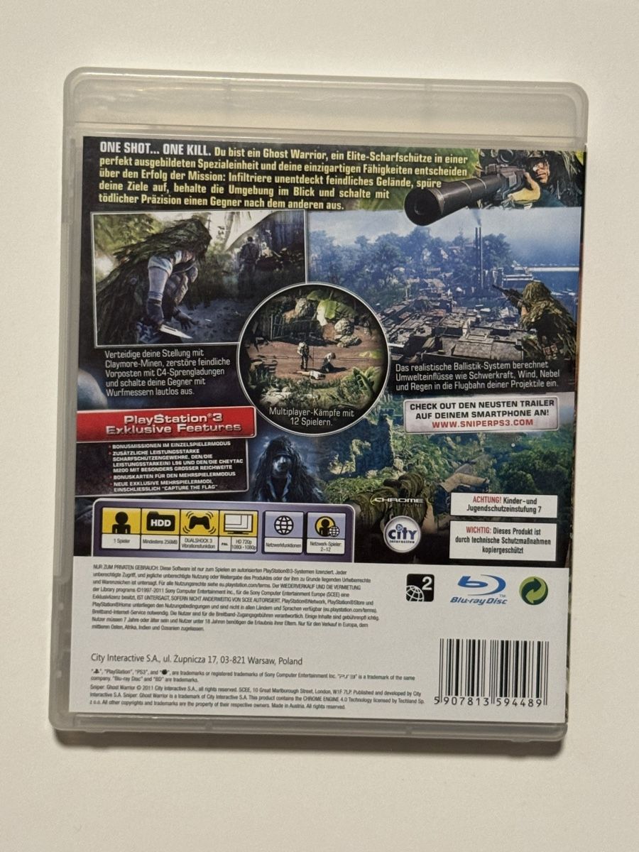 Sony Giochi: Sniper Ghost Warrior PS3 – Usato da Winterthur venduto da Kev_Scha14 1