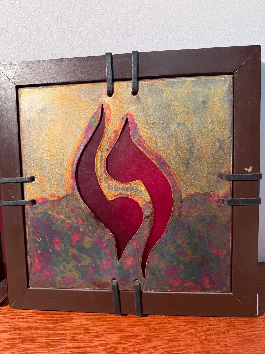 Dipinti: 2 tableau decorativ en metal – Usato da Lausanne venduto da artnouveau05