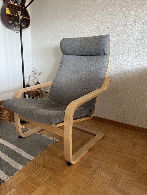 Ikea Sessel: Sessel in grau – Gebraucht aus Zürich von daddylonglegs