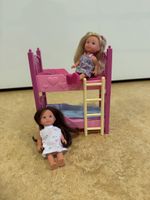 Puppenbett Etagenbett mit 2 Puppen gebraucht