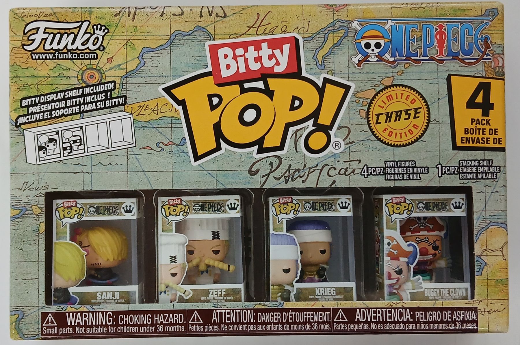 Funko Statuette: Bitty Pop One Piece 4 pièces – Nuovo e nell'imballaggio originale da Le Sentier venduto da Funko-Pop-1979