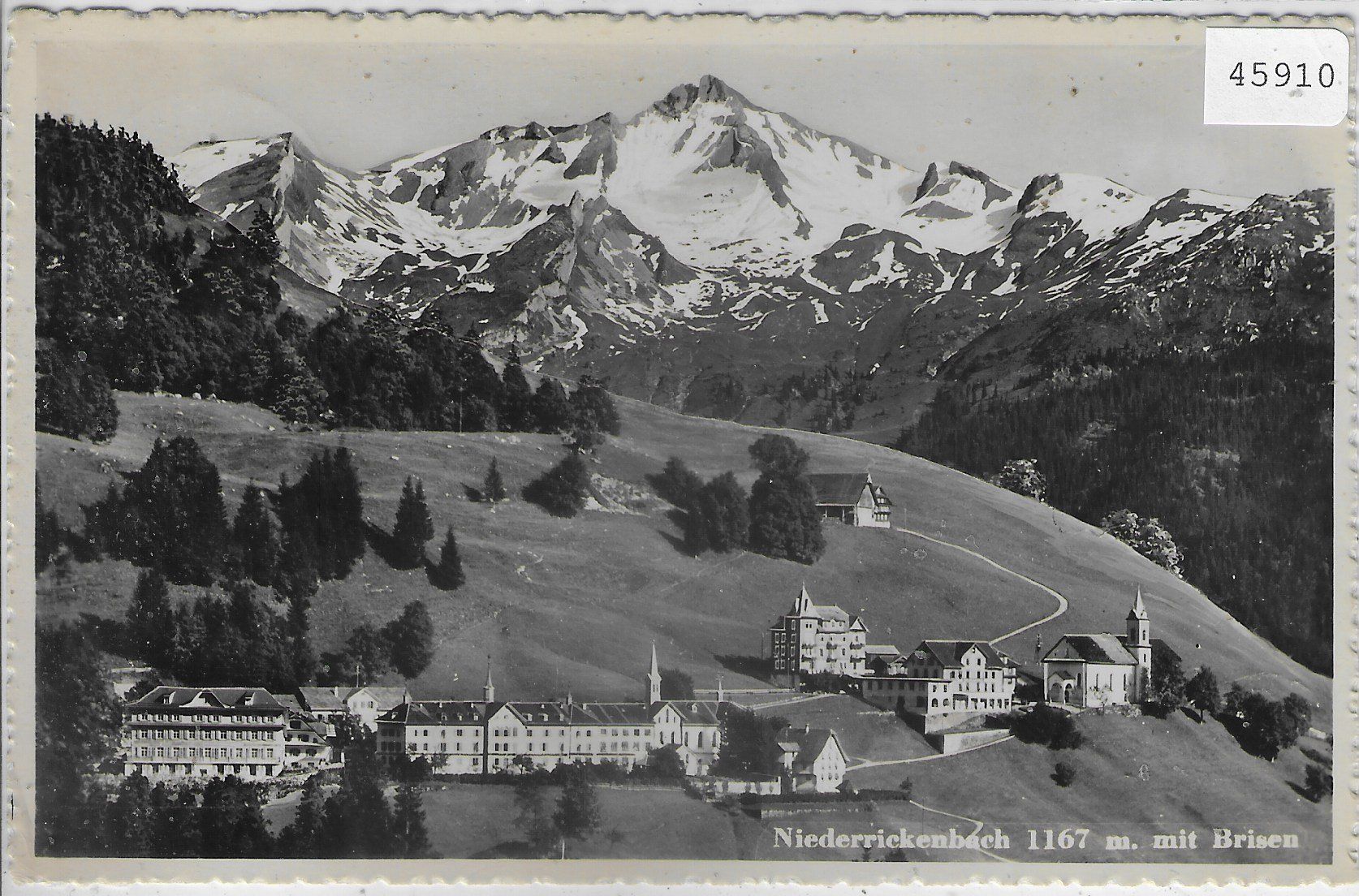 Cartoline postali: Niederrickenbach mit Brisen – Usato da Ettingen venduto da Kartenplanet