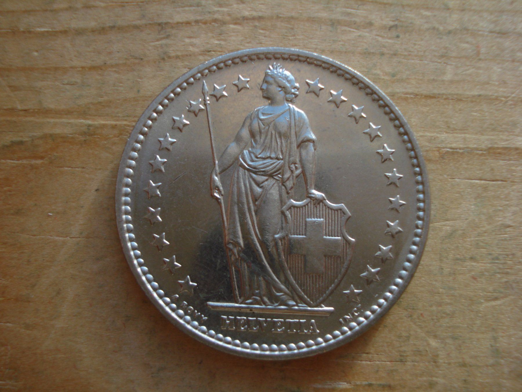 Tutti le monete: (S) 2 Franken 1968 STGL – Usato da Erlach venduto da Net-Coins 1