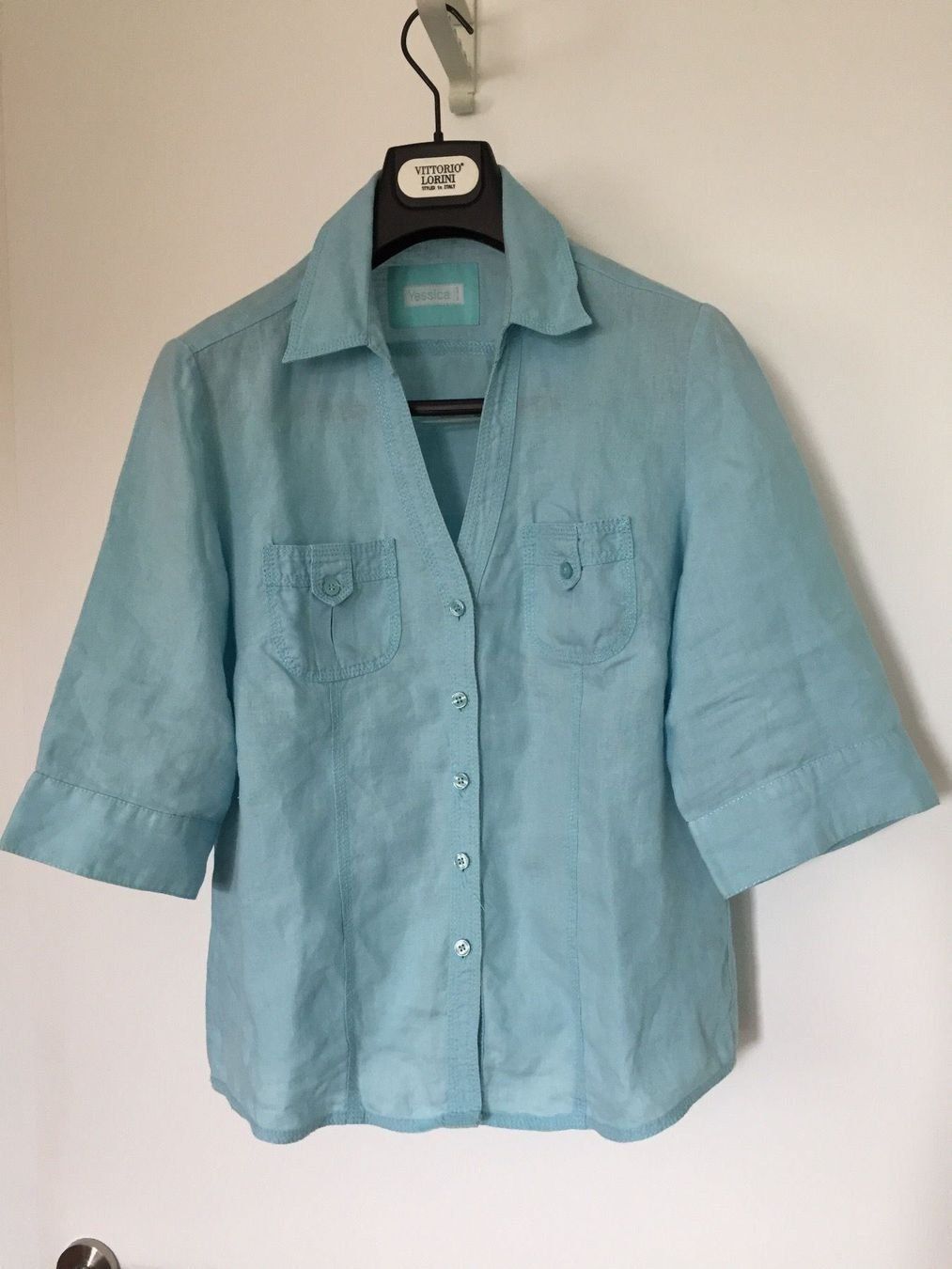 C&A Chemisiers: schöne Bluse 100% Leinen – Neuf (Voir description) à Zäziwil par kreative-ideen 1