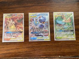 TAG TEAM Charizard GX 008/064, Blastoise 016/064, Venusauer