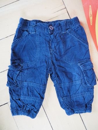 Smile 68 Cordhose gedecktes blau