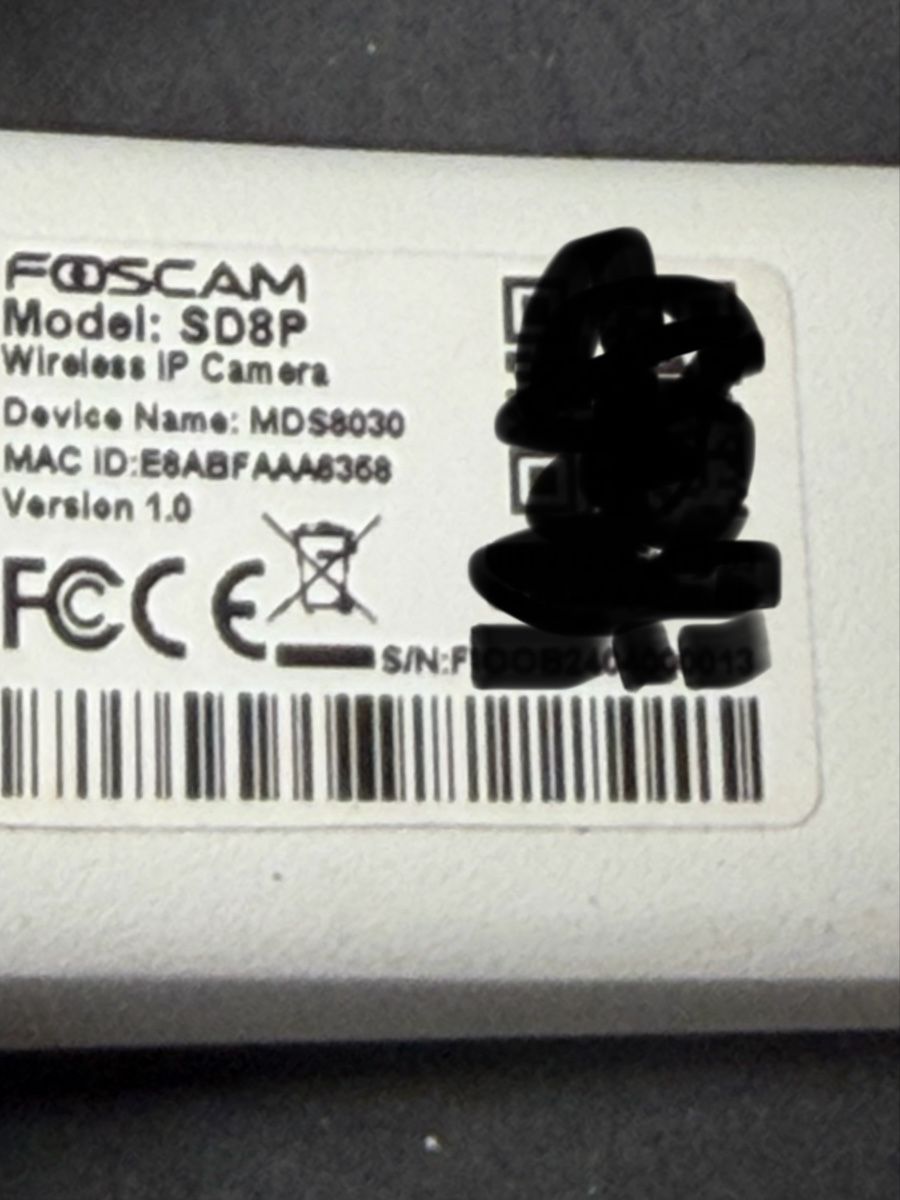 Camcorder: Foscam SD8EP  – Gebraucht aus Arcegno von fms_qn2j 2