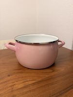 Emaille Topf rosa NEU