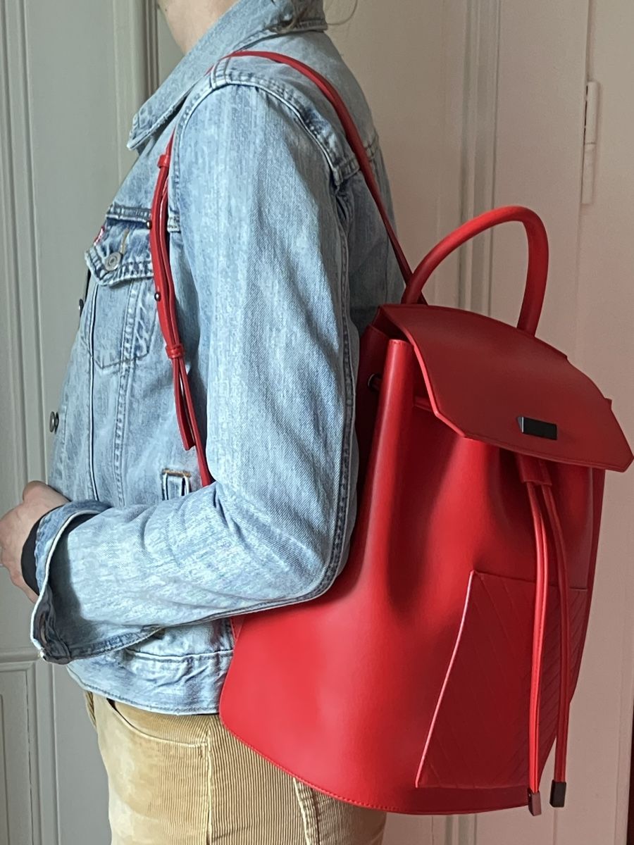 Zaini: Sac à dos rouge - JW PEI - comme neuf – Nuovo (secondo la descrizione) da Genève venduto da sunflower.vintage 1