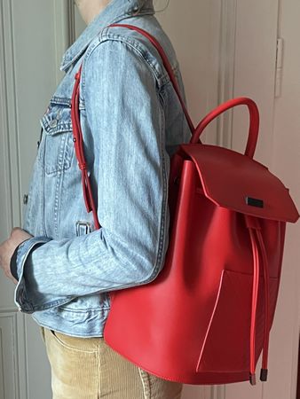 Sac à dos rouge - JW PEI - comme neuf