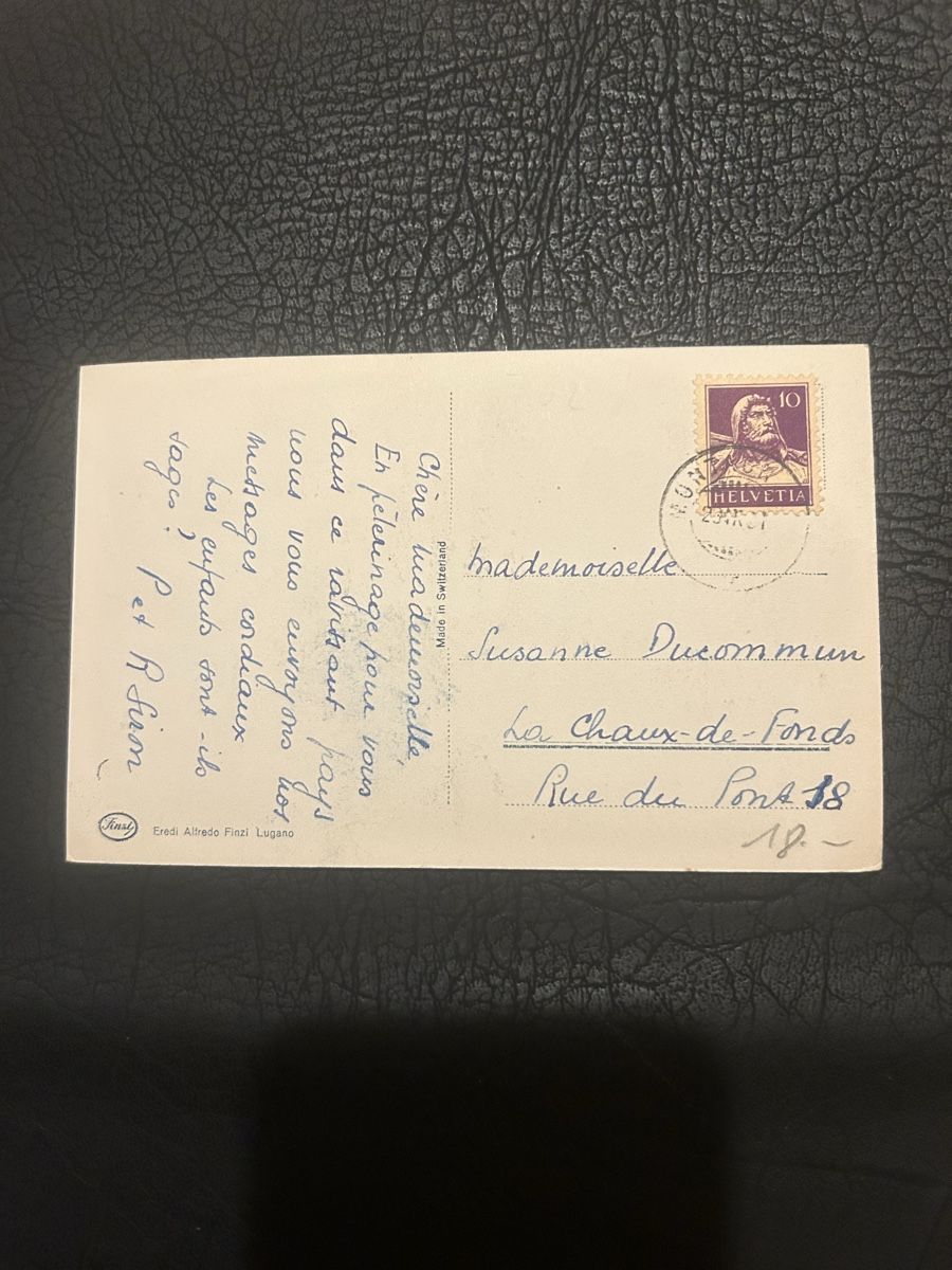 Cartoline postali: Collina d’Oro Montagnola  – Usato da Breganzona venduto da Milesbo 1