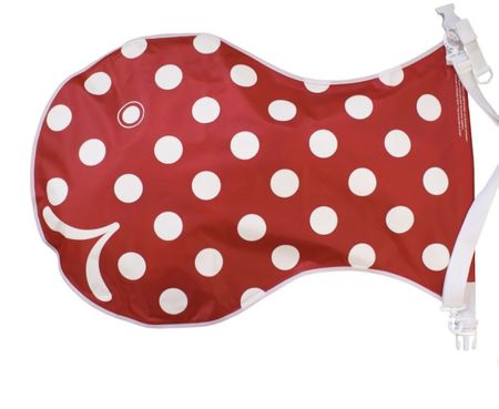 Neuer Schwimmsack Wickelfisch gross (L), rot gepunktet