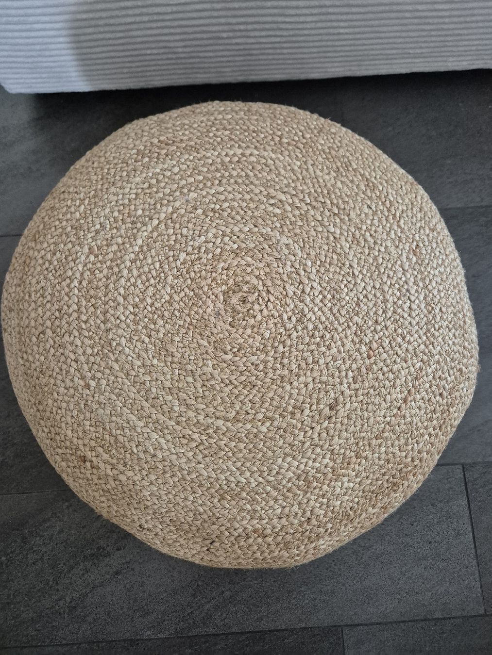 Cuscini: Handgemachter Pouf aus Jute – Usato da Niederhelfenschwil venduto da usa001 1