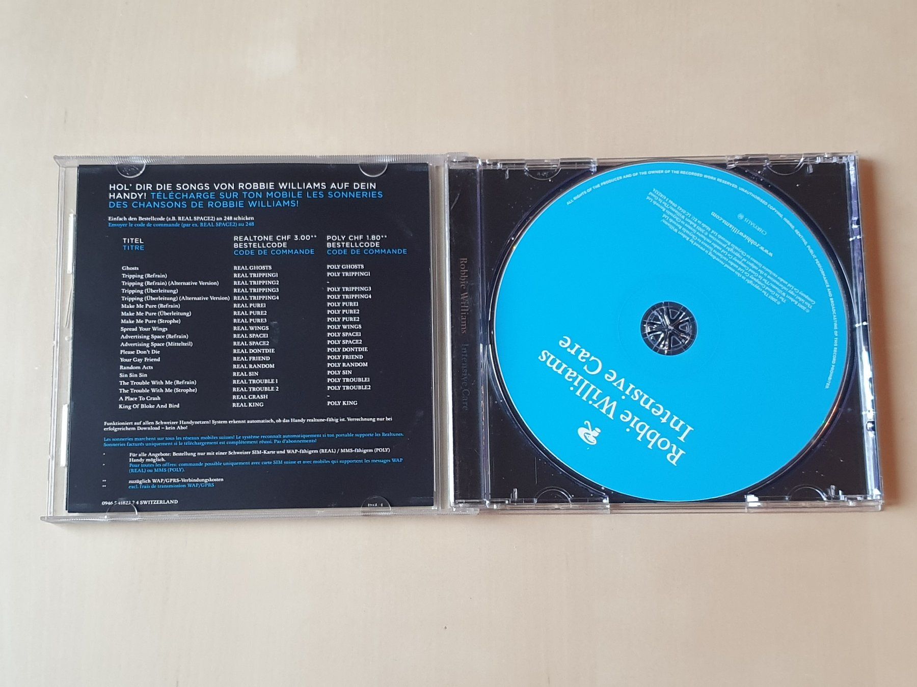 CD: Robbie Williams Intensive Care – Usato da Stansstad venduto da collectorsshop 2