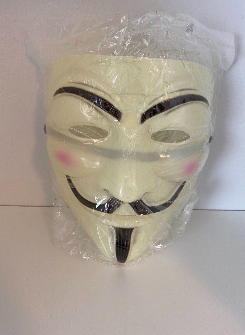 Maschere: Anonymous Maske Halloween – Nuovo e nell'imballaggio originale da Rorschacherberg venduto da lajkos