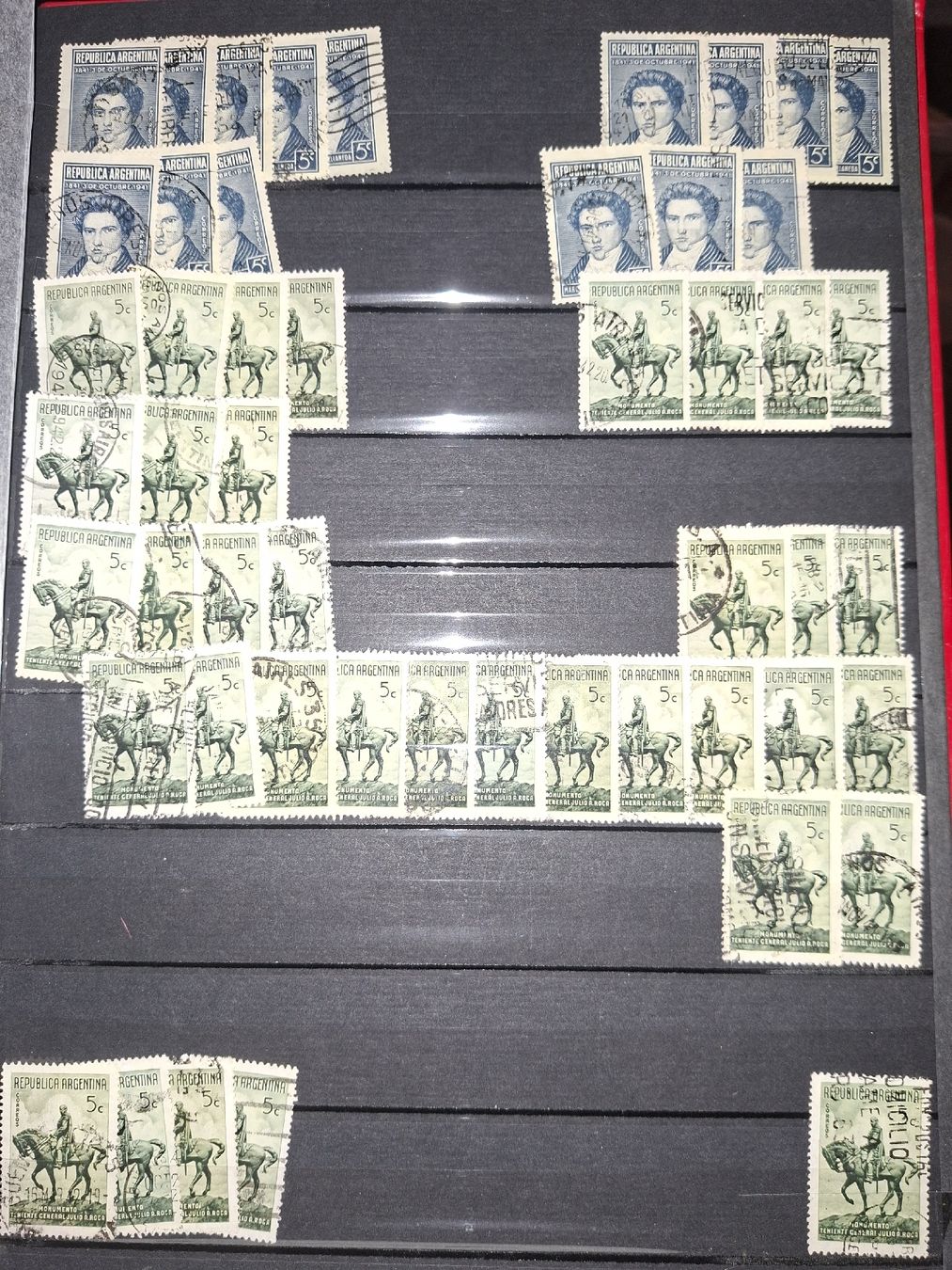 Tutti i francobolli: Dublettensammlung Argentinien  – Usato da Balgach venduto da SIMEON27 2