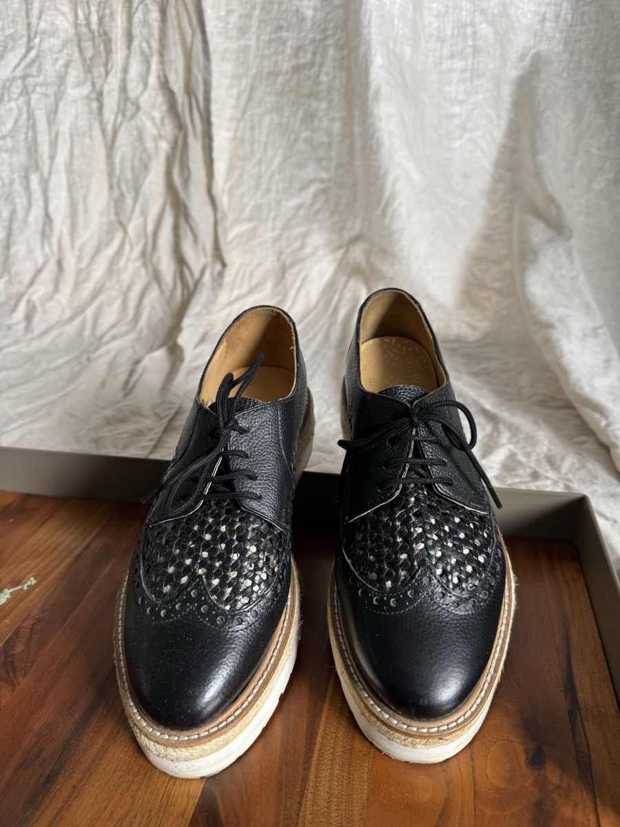 Damenschuhe: Leather lace up loafers – Gebraucht aus Zürich von kri_zhv2 1