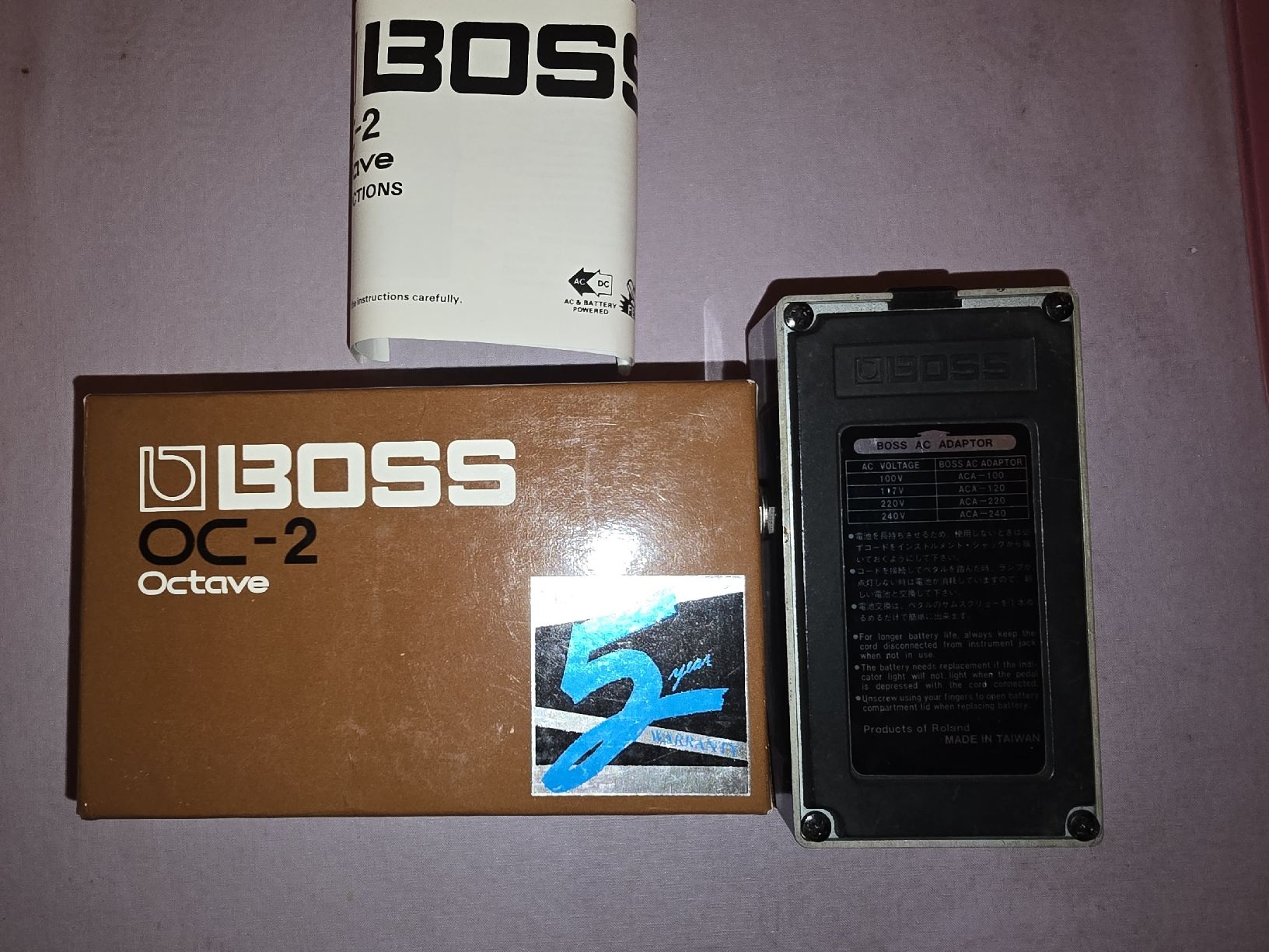 Boss Musikinstrumente: BOSS OC-2 OCTAVE ...RAR !!! – Gebraucht aus Zürich von Antiquedealer 1