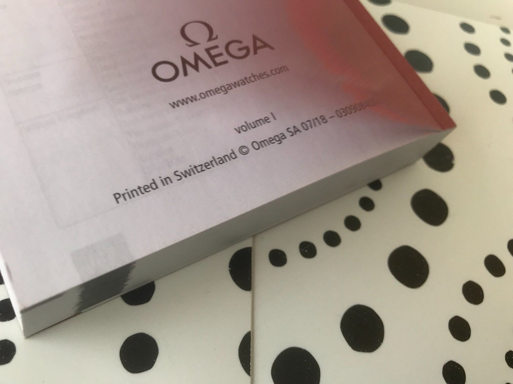 Documenti: OMEGA ORIGINAL - OPERATING INSTRUCTIONS - EDITION 07/2018 ! – Usato da Epalinges venduto da dream-watch 3