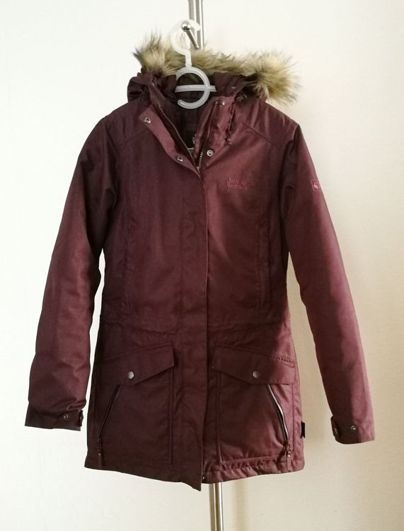 Jack Wolfskin Parka bordeaux Gr. XS S Kaufen auf Ricardo