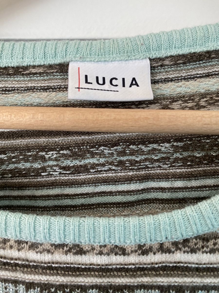 Maglioni & Felpe: Teal, Mint, Knit Jumper. Striped. Size S. Wool – Nuovo (secondo la descrizione) da Zürich venduto da oci_qh9f 3