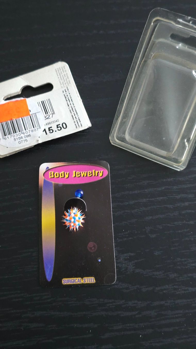 Gioielli per piercing: Piercing / Bauchnabelpiercing - Spike Ball - Chirurgenstahl – Nuovo (secondo la descrizione) da Thalwil venduto da VitaMini 2