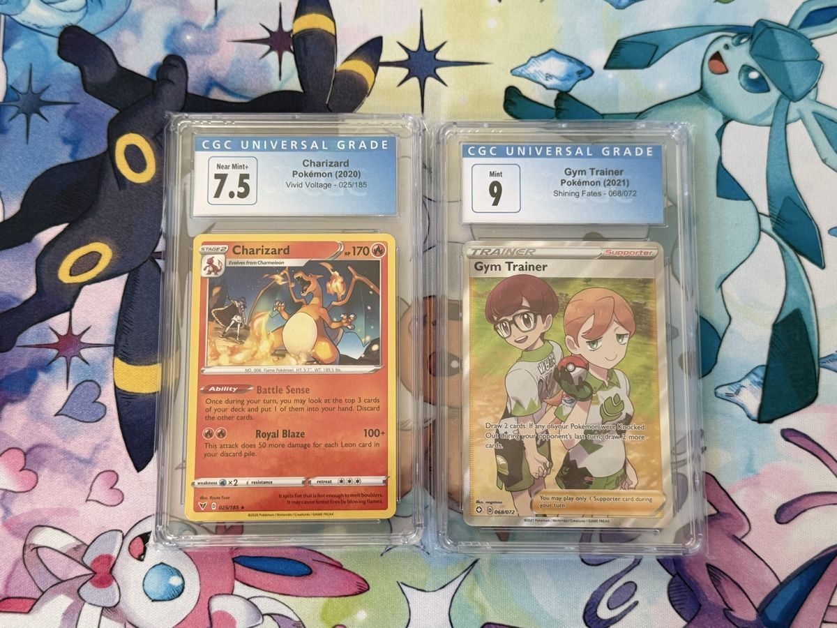 Pokémon Carte collezionabili: Pokémon - 2x cartes gradées - Charizard / Gym Trainer – Usato da Uvrier venduto da sauma85