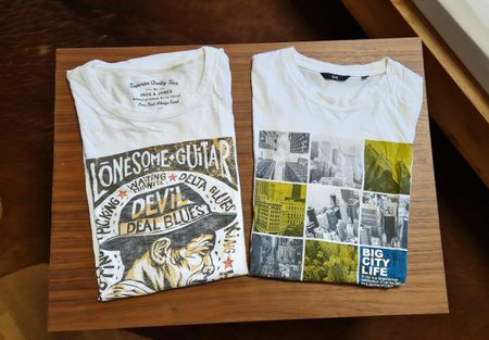 2er Set C&A / Jack&Jones T-Shirt Herren Gr. M wie neu
