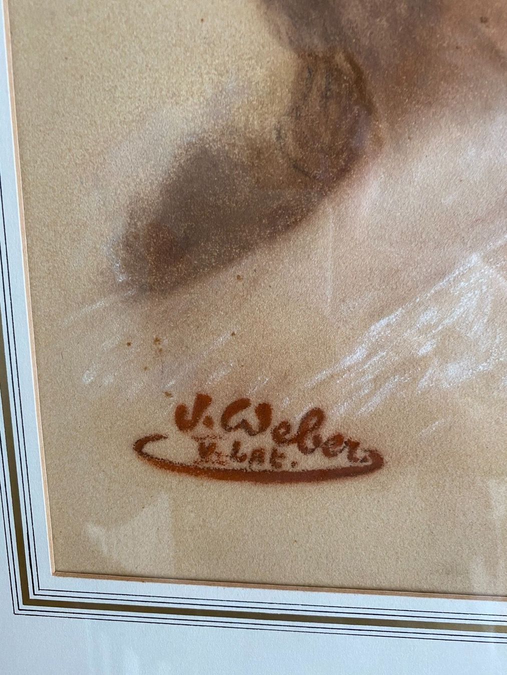 Foto & Immagini: Bild in Goldrahmen Mädchen – Usato da Gersau venduto da ladyl 1