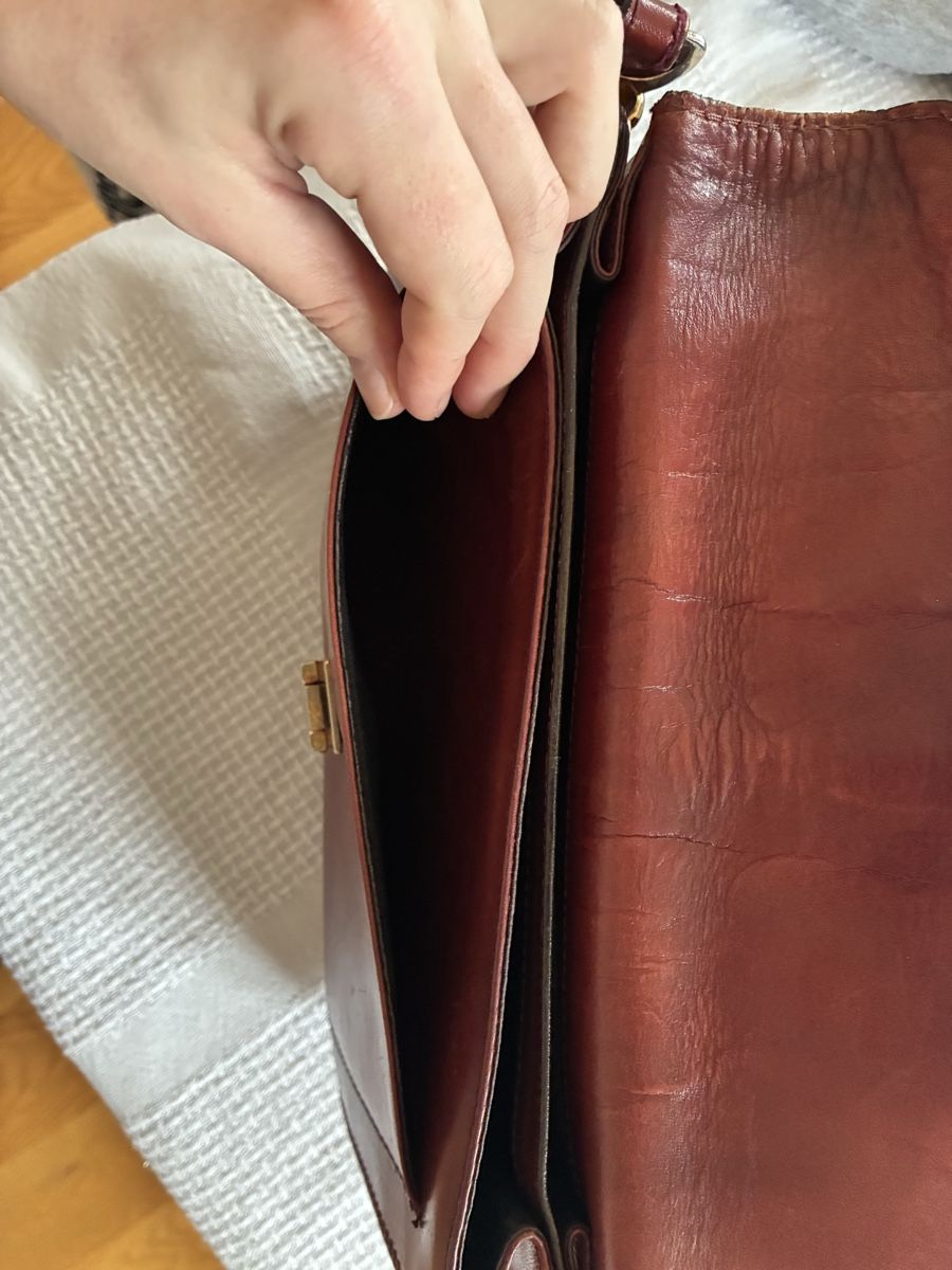 Borse da donna: Vintage Leather Bag - Stylish – Usato da Untersiggenthal venduto da mic_ksv9 5