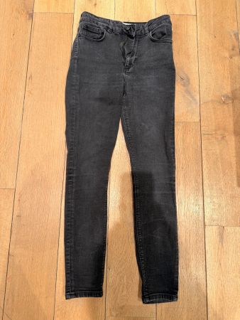 Schwarze Zara Jeans, Grösse 36