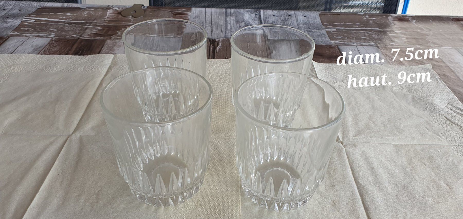 Bicchieri: 4 verres à eau – Nuovo (secondo la descrizione) da Moutier venduto da mar_7nrw