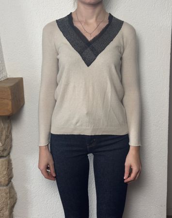 D.Exterior Pull Cachemire / Kaschmir Pullover S Italy