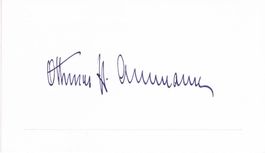 Othmar H. Ammann 1879-1965 Autogramm Brückenbauer Ingenieur