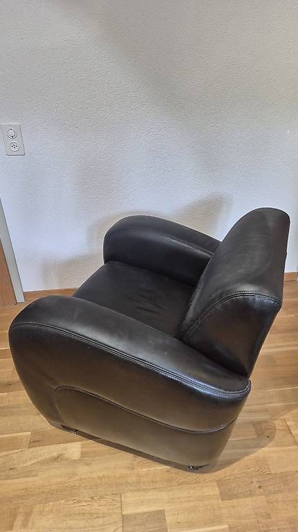 Sessel: Designer Vintage Leder-Sessel – Gebraucht aus Latterbach von pau_rsq9 3