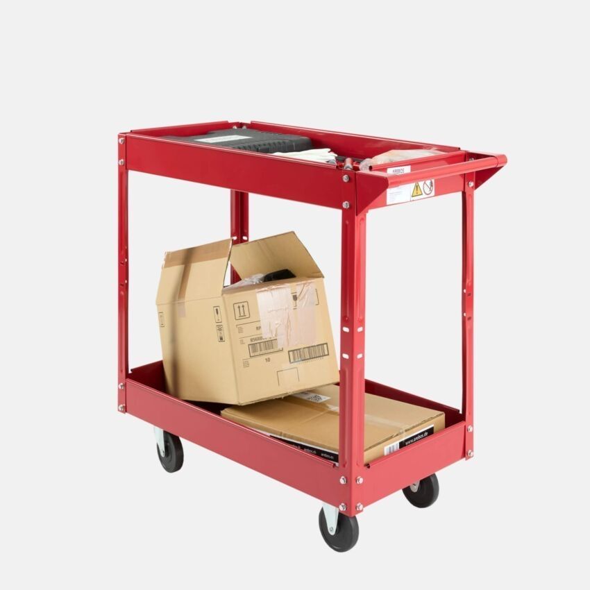 Alle Werkzeuge: Werkstattwagen mit 2 Fächern rot - Neu – Neu (gemäss Beschreibung) aus Nebikon von warendiscount 3