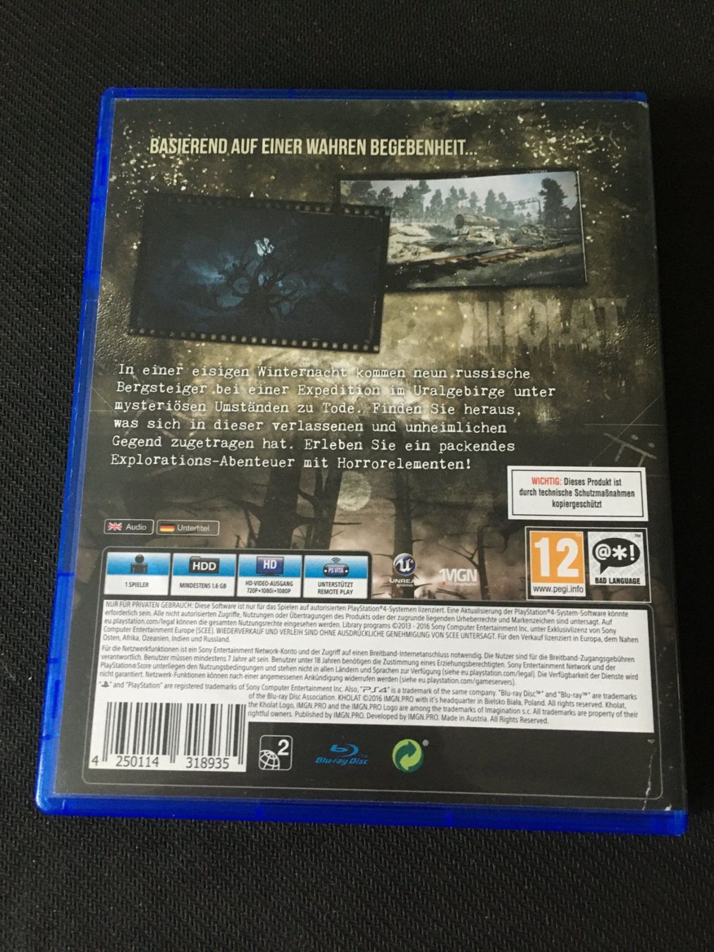 Sony Giochi: Kholat - Playstation 4 / PS4 – Usato da St.Gallen venduto da Punktchen01 1