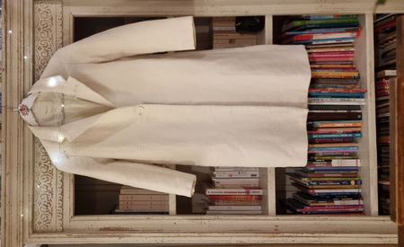 Manteau Maje couleur écru état comme neuf