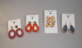 SPRING SALE: 4x Ohrenringe von Manor, NEU, OP 87.80 CHF