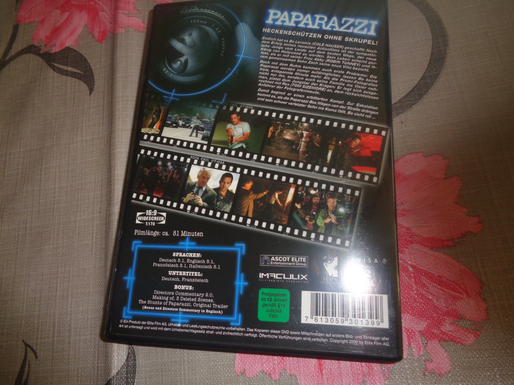 Tutti i DVDs: Paparazzi (DVD) – Usato da Olten venduto da Disc-Verkauf 2