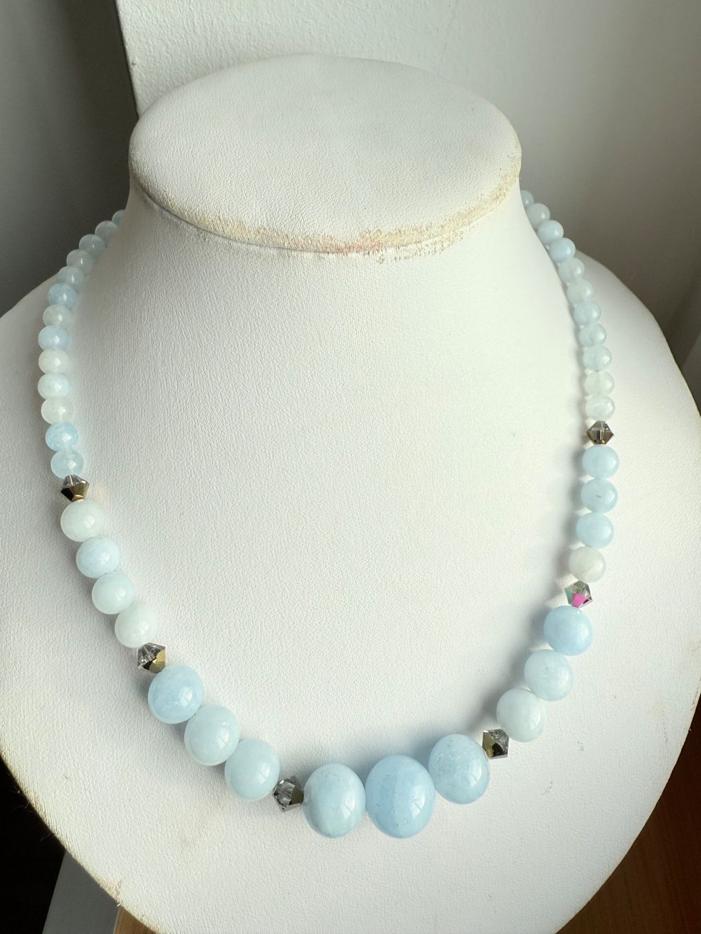 Catenine: Unikat Aquamarin Collier NEU – Nuovo (secondo la descrizione) da Basel venduto da Chili007 1