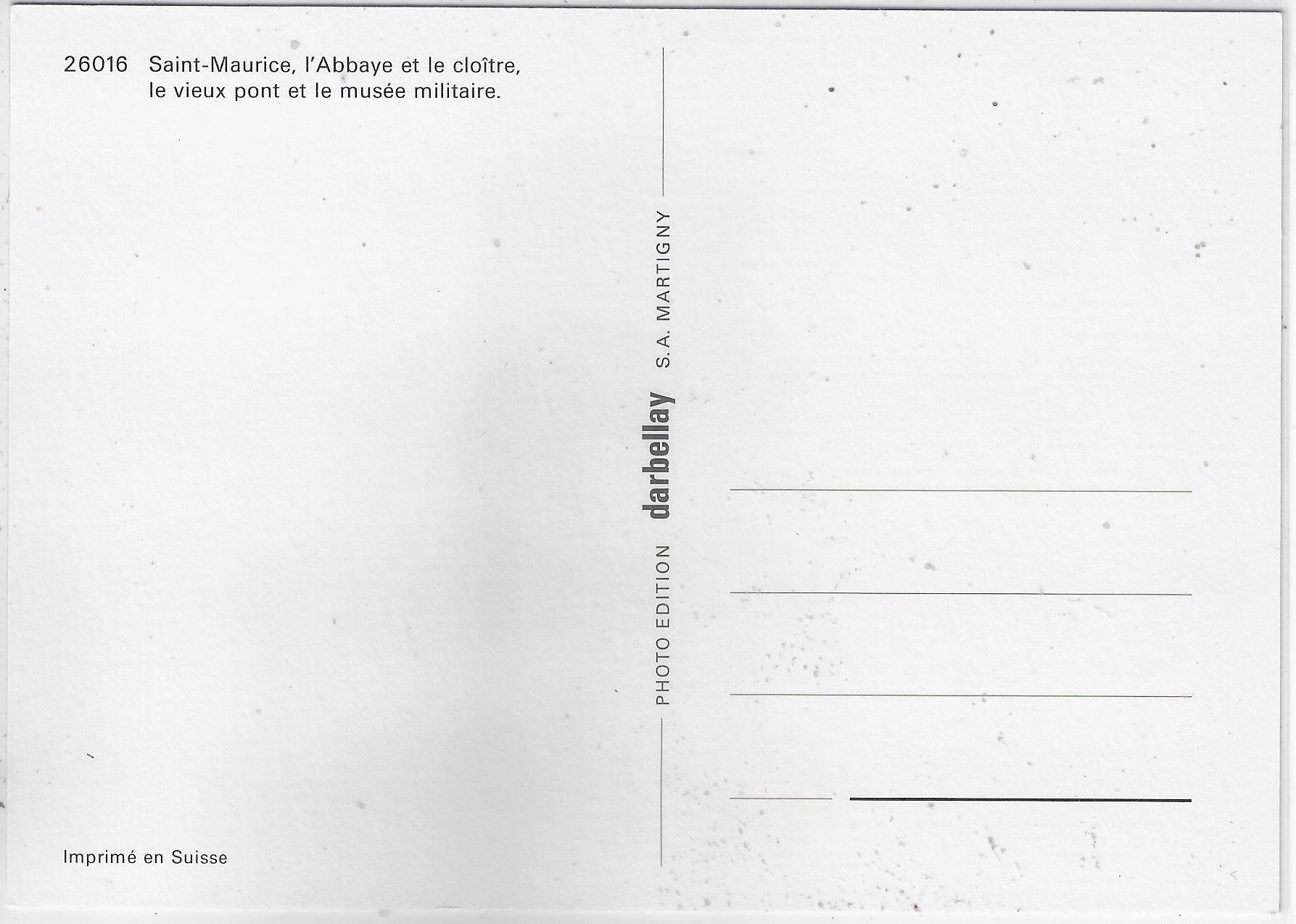 Cartes postales: Saint-Maurice - Multiview – D'occasion à Ettingen par Kartenplanet 1